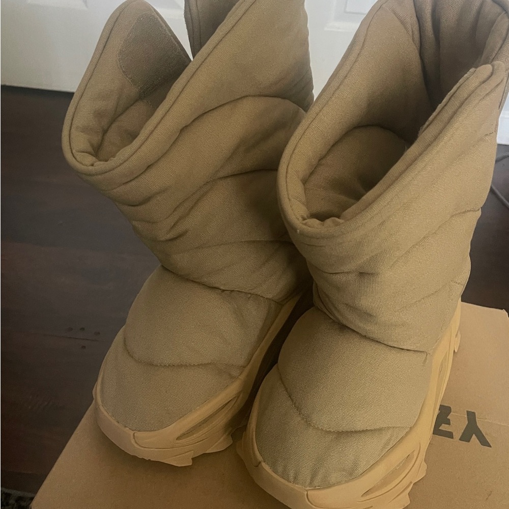 Yeezy Tan Quilted Boots